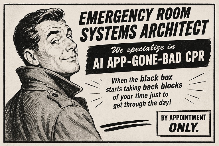 Emergency Room Systems Architect — AI App-Gone-Bad CPR